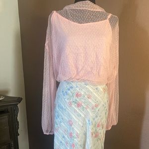 Free people pink top.